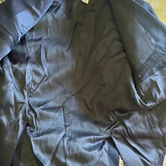 H&M Blue Navy Men’s Blazer Sz 40R - Picture 7 of 9